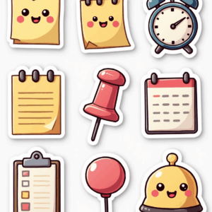 Reminder & To-Do - Sticker Sheet v2